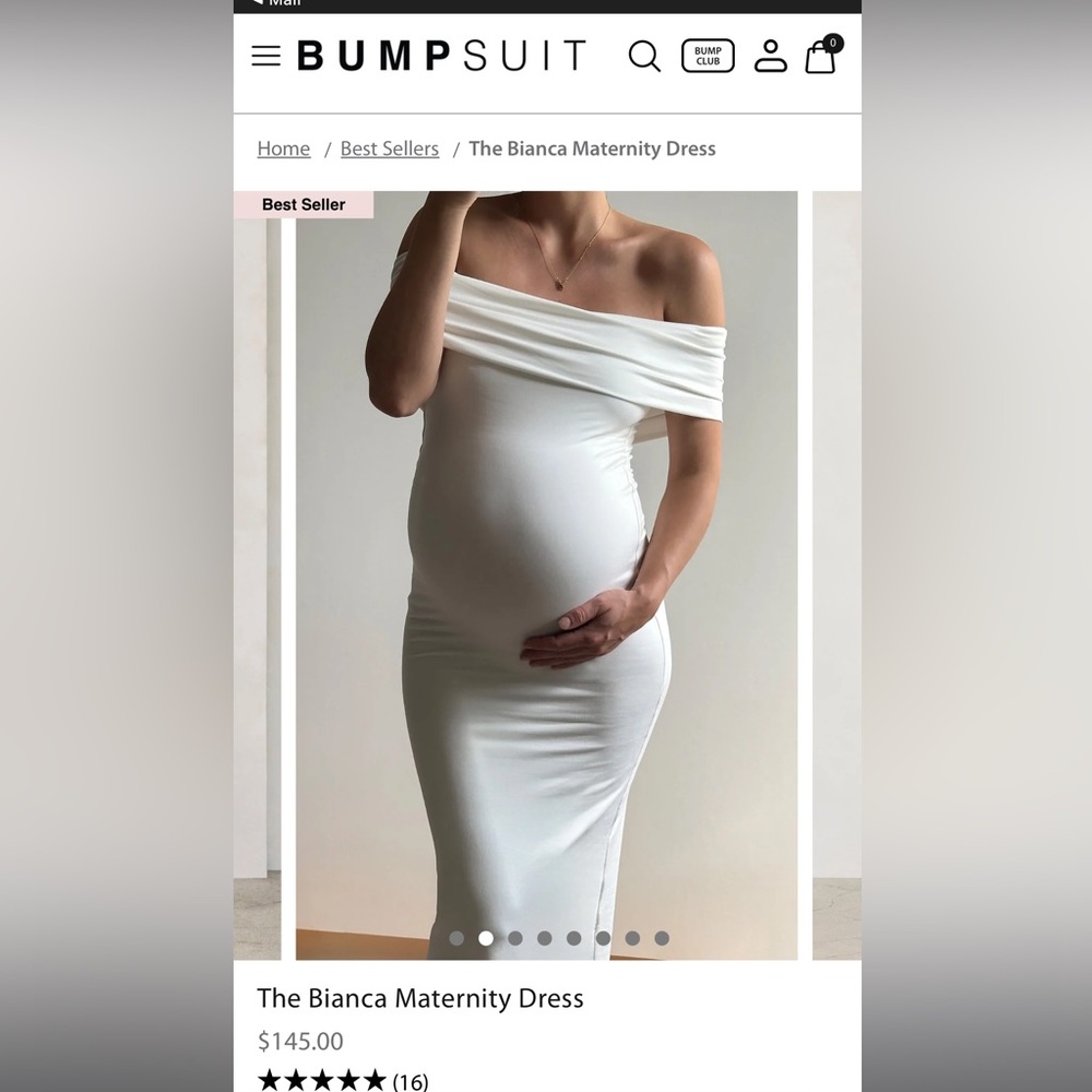 The Bianca Maternity Dress - medium